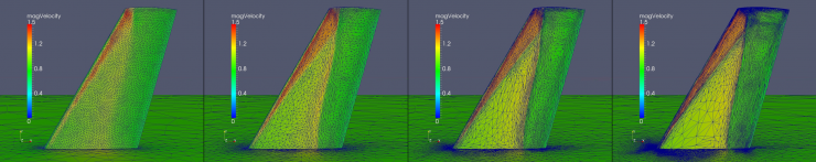Lambda shock captured on M6 wing by anisotropic adaptation Lambda shock captured on M6 wing by anisotropic adaptation